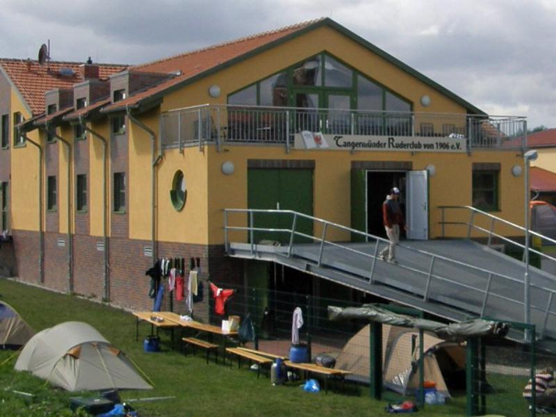 Bootshaus des Tangermünder Ruderclub